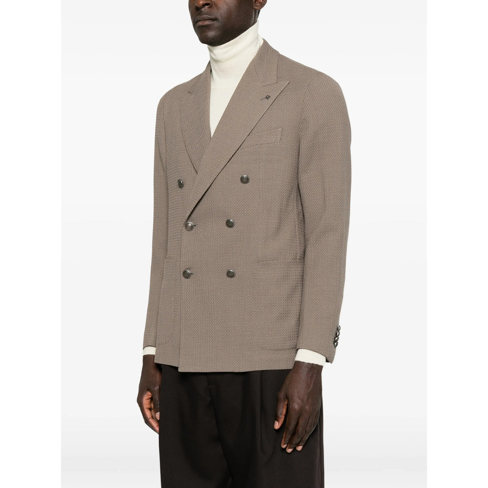 Tagliatore Grey Jackets - Blazers Men