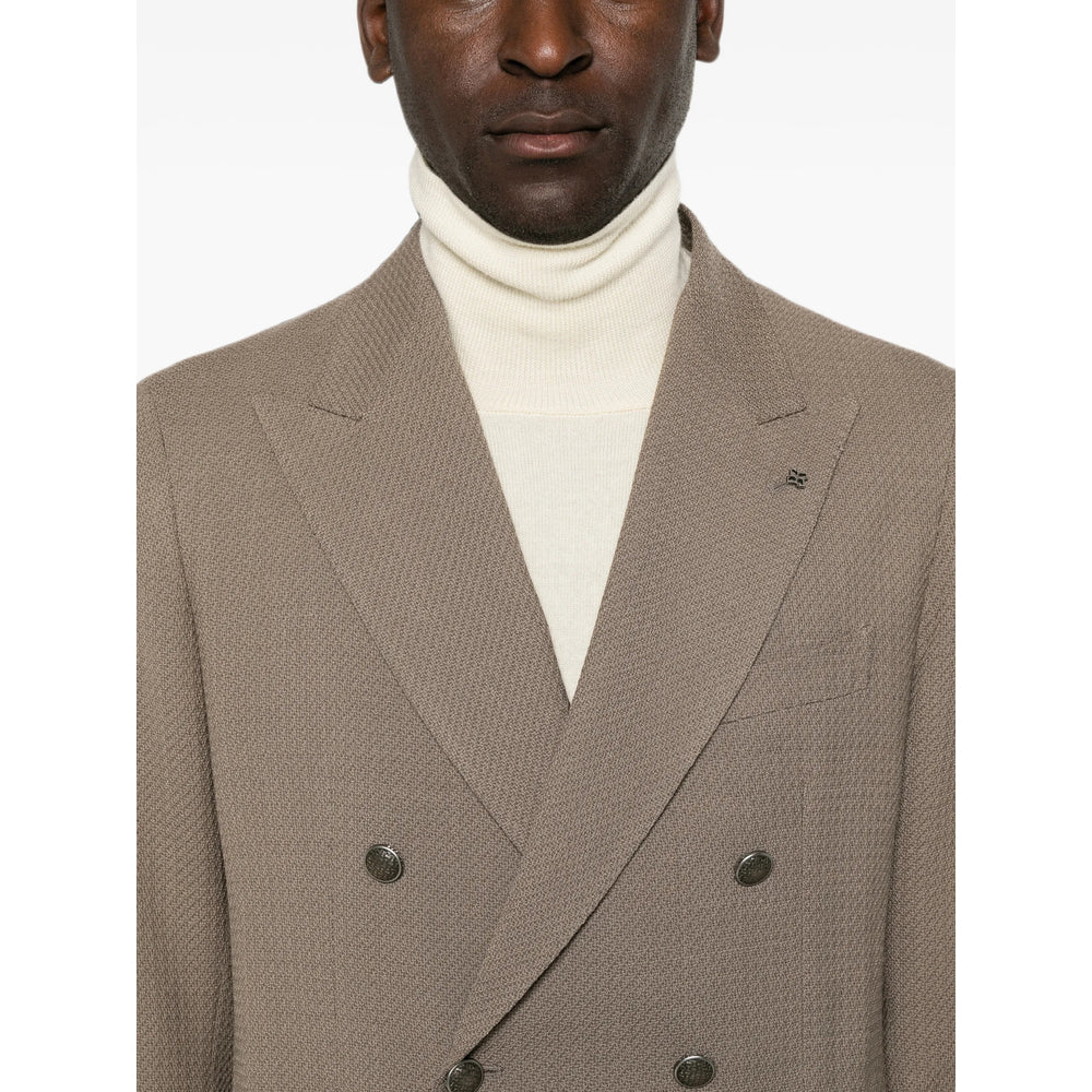 Tagliatore Grey Jackets - Blazers Men