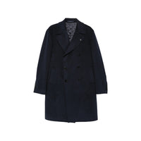 Tagliatore Blue Coats - Double Breasted Coats Men