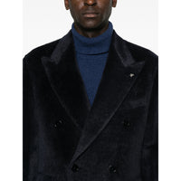 Tagliatore Blue Coats - Double Breasted Coats Men
