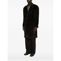 Tagliatore Brown Coats - Double Breasted Coats Men