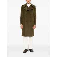 Tagliatore Green Coats - Double Breasted Coats Men