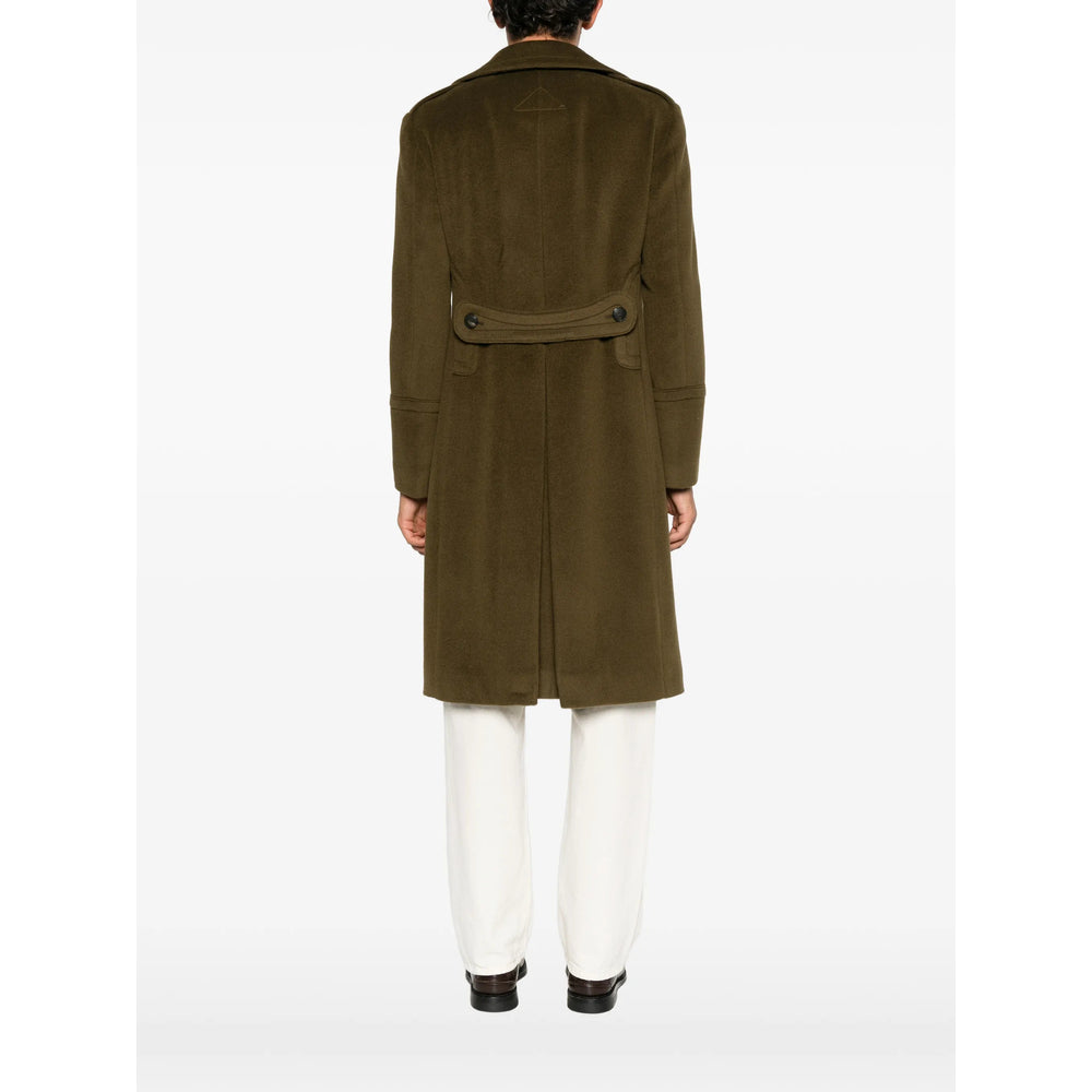 Tagliatore Green Coats - Double Breasted Coats Men