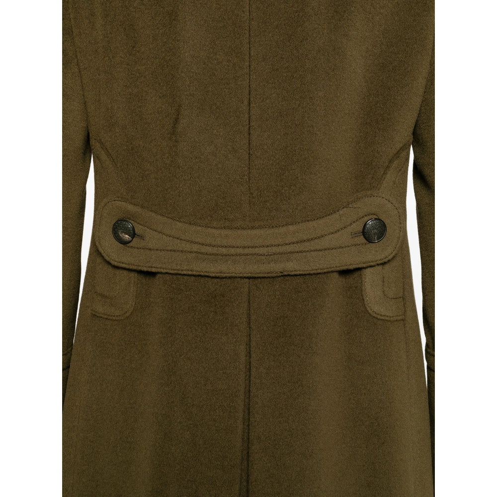 Tagliatore Green Coats - Double Breasted Coats Men