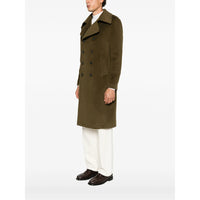 Tagliatore Green Coats - Double Breasted Coats Men