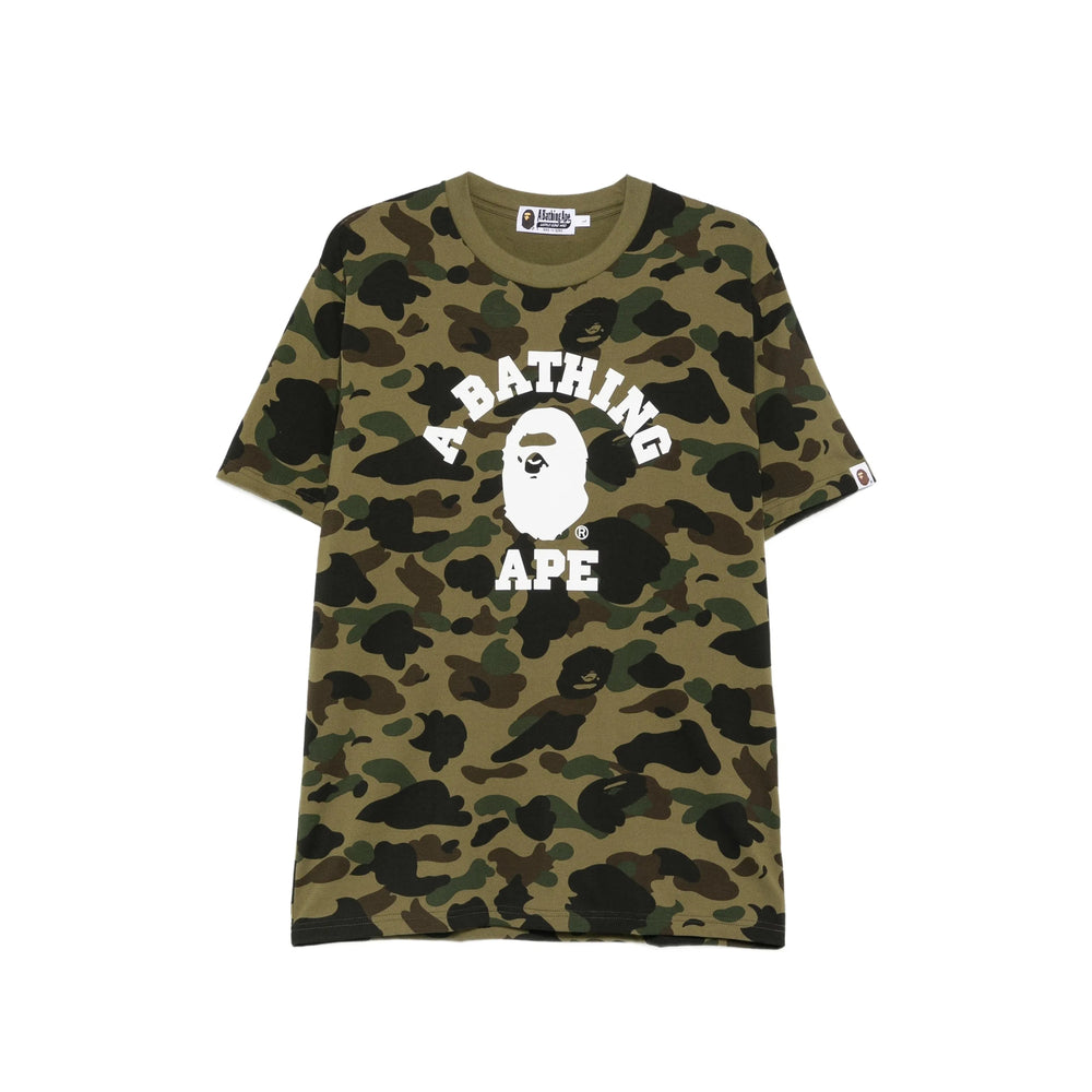 A Bathing Ape® Green T-Shirts & Vests - T-Shirts Men