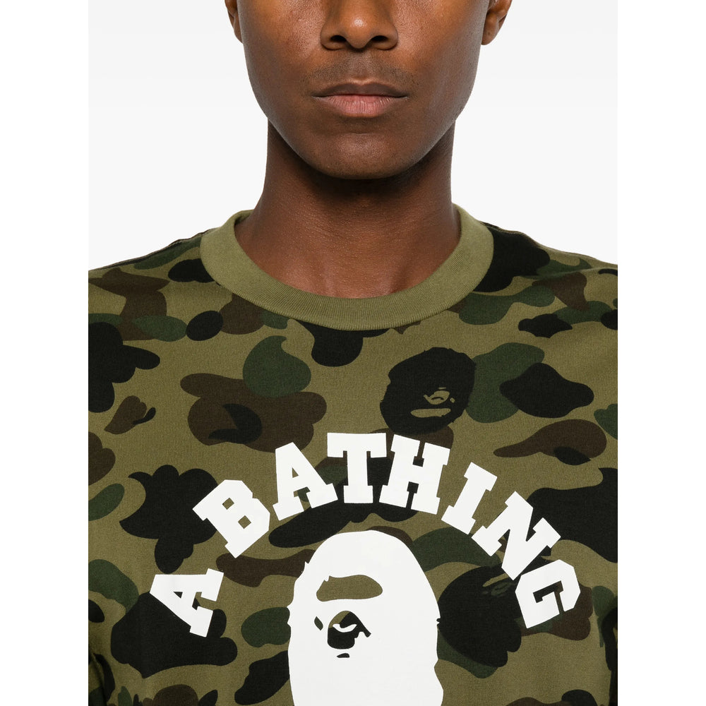 A Bathing Ape® Green T-Shirts & Vests - T-Shirts Men