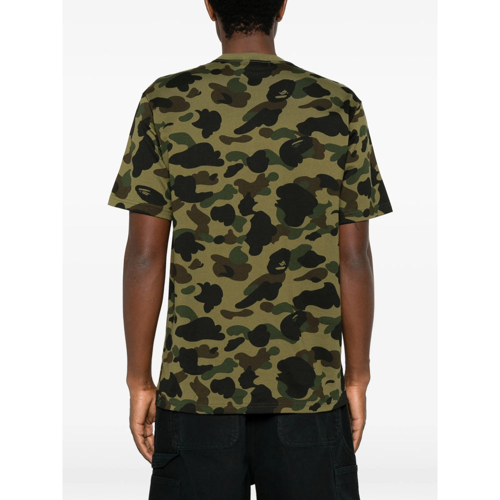 A Bathing Ape® Green T-Shirts & Vests - T-Shirts Men