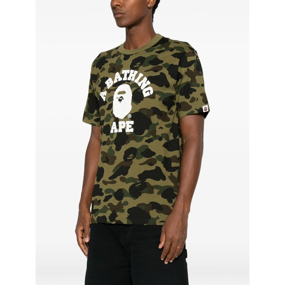 A Bathing Ape® Green T-Shirts & Vests - T-Shirts Men
