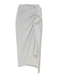 Dries Van Noten Dries Van Noten Women Jersey Midi Skirt With Side Draping