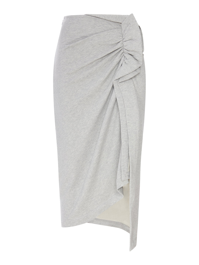 Dries Van Noten Dries Van Noten Women Jersey Midi Skirt With Side Draping