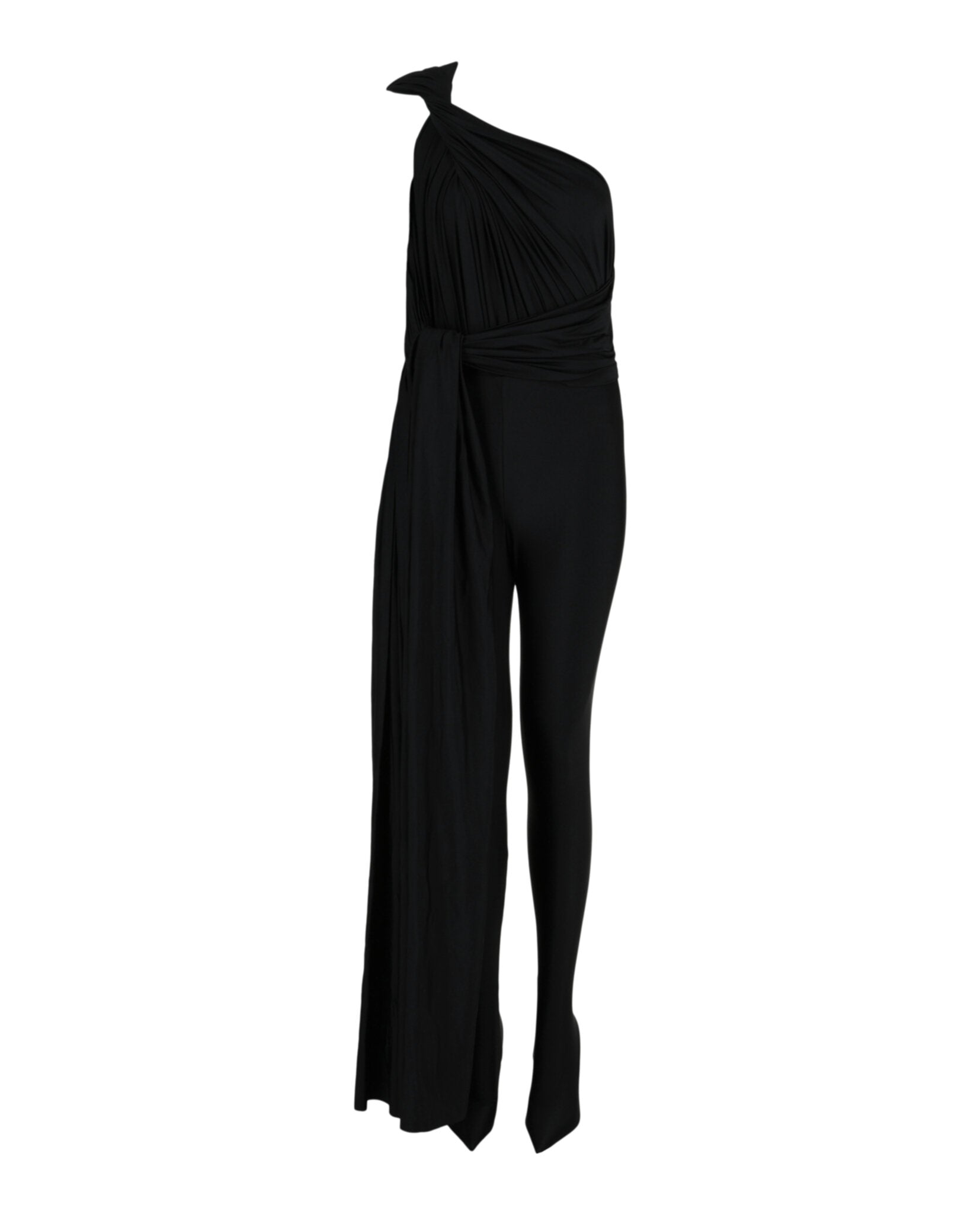 Balenciaga Womens Draped Pantabodysuit