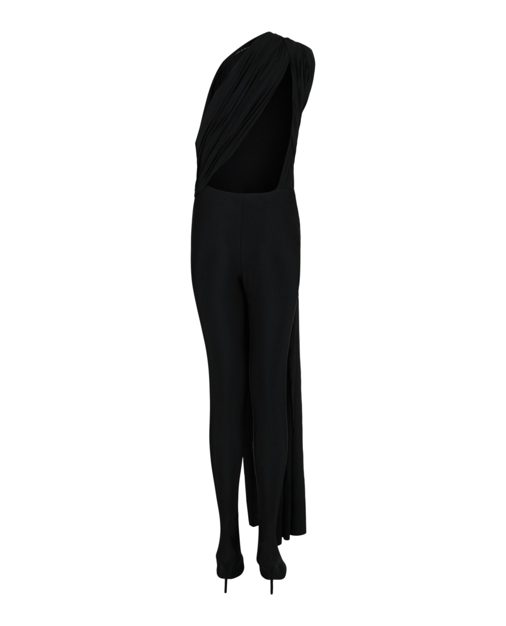 Balenciaga Womens Draped Pantabodysuit