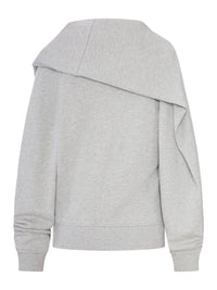 Dries Van Noten Women Cotton Sweatshirt With Drape On The Back