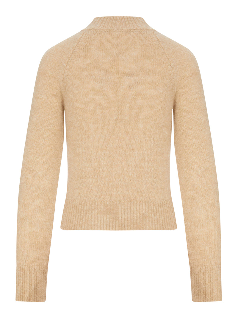 Dries Van Noten Dries Van Noten Women Cropped Mohair Sweater With High Neck