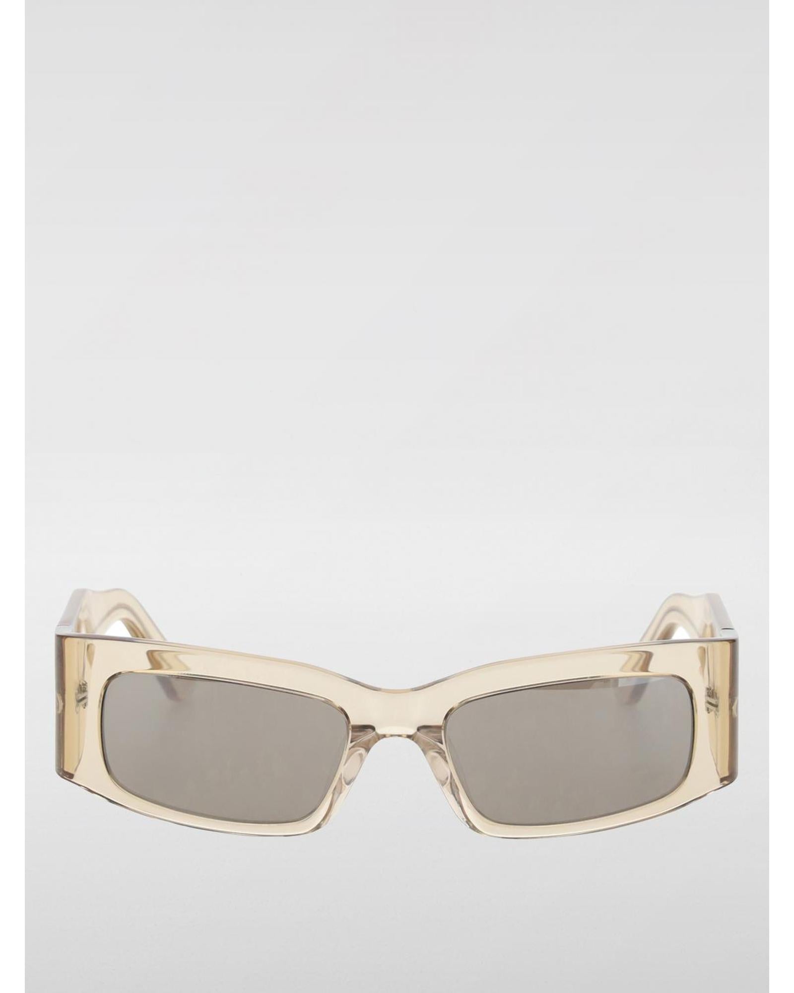 サングラス BALENCIAGA Woman Sunglasses Beige 773507T0039 2720 Balenciaga Sunglasses Rectangular Frame Beige Women Silver
