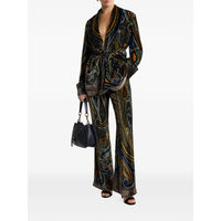 Etro Grey Trousers - Straight Trousers Women