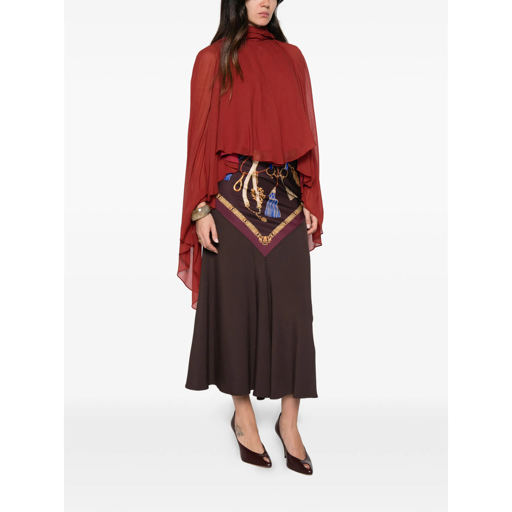 Etro Brown Skirts - Full Skirts Women