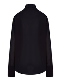 Fendi Fendi Women Georgette Shirt With Lace Inserts
