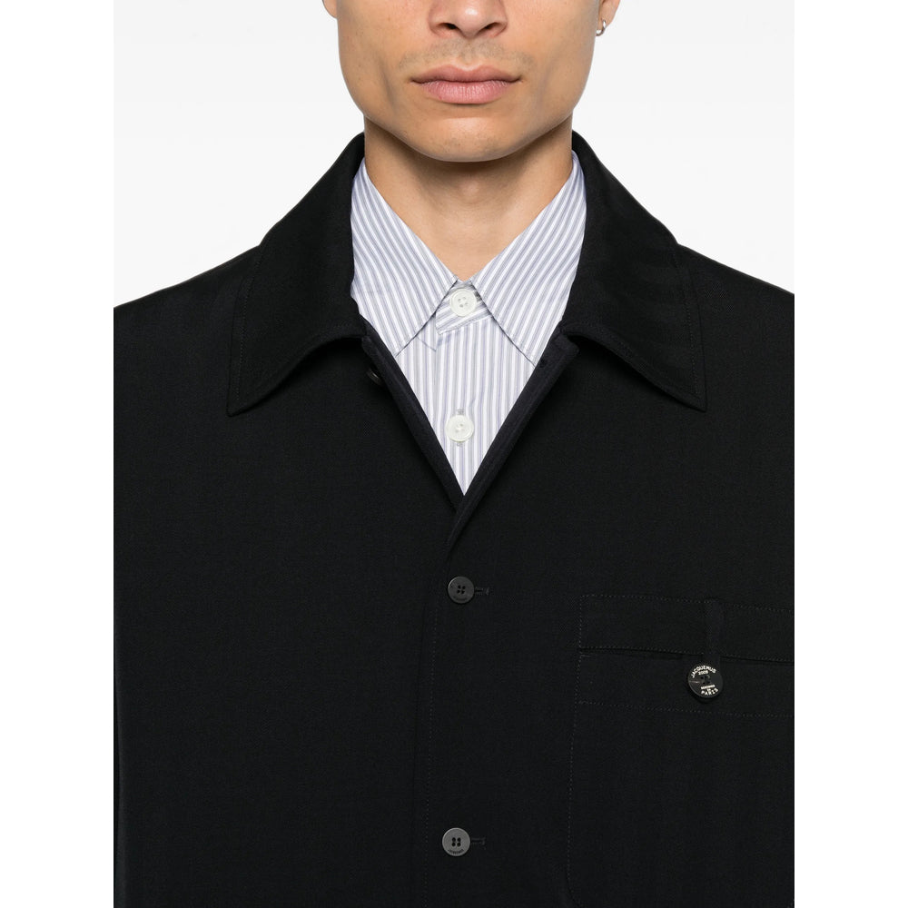 Jacquemus Blue Jackets - Shirt Jackets Men