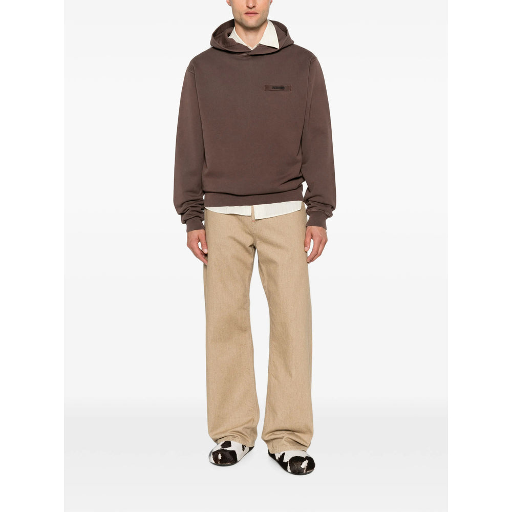 Jacquemus Brown Sweaters & Knitwear - Hoodies Men