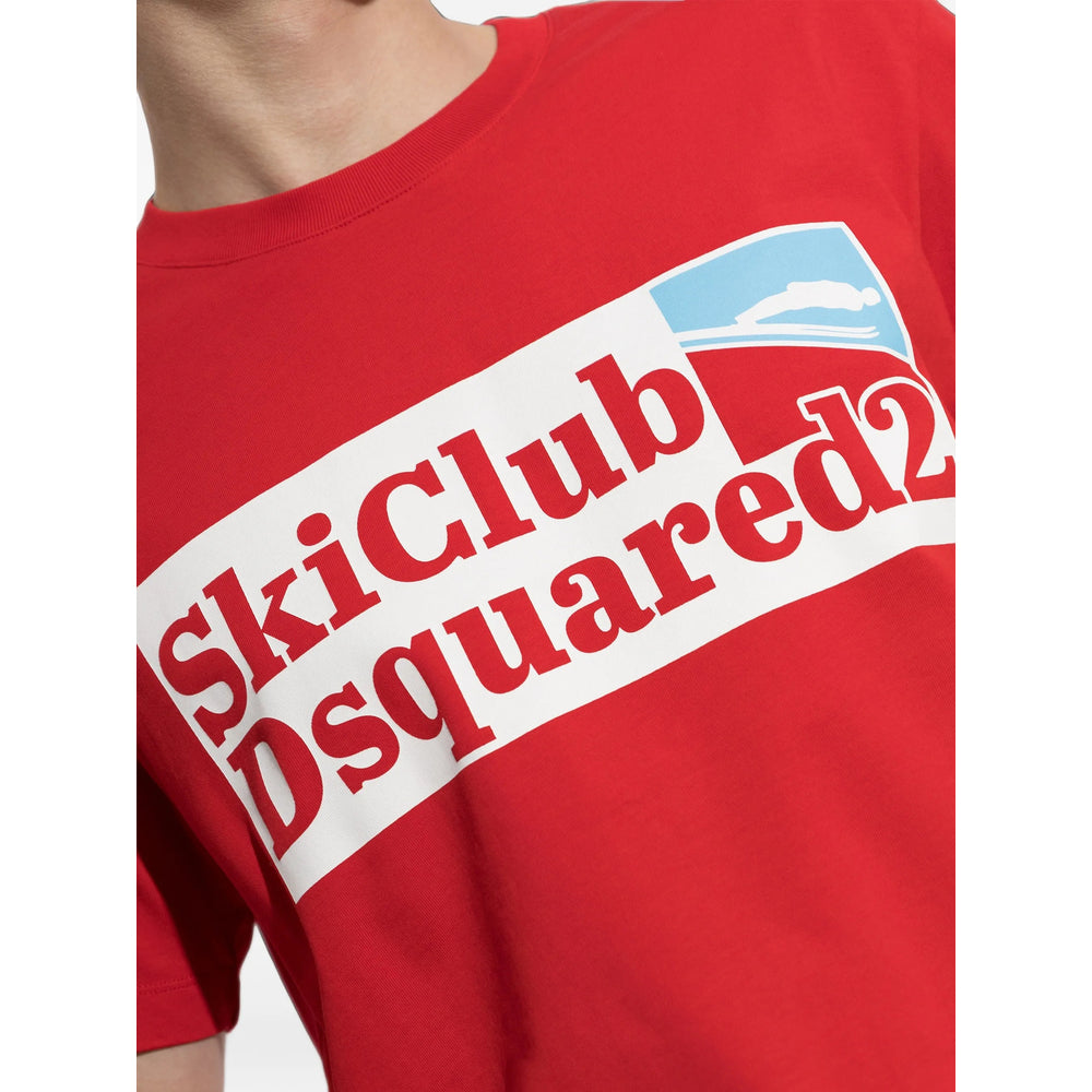 Dsquared2 Red T-Shirts & Vests - T-Shirts Men