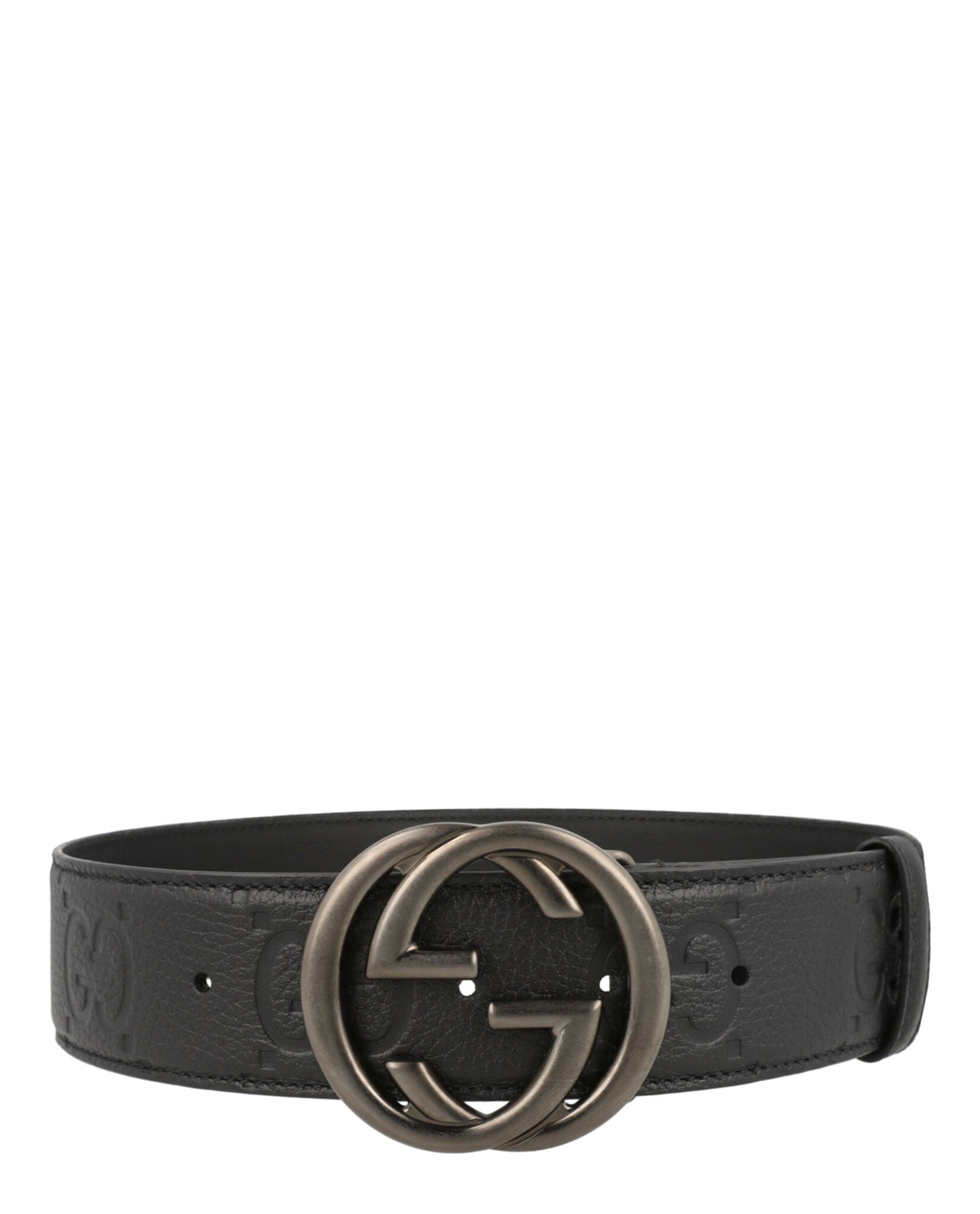 Gucci Gucci Mens Interlocking G Buckle Belt