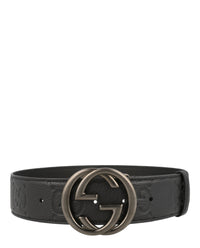 Gucci Gucci Mens Interlocking G Buckle Belt