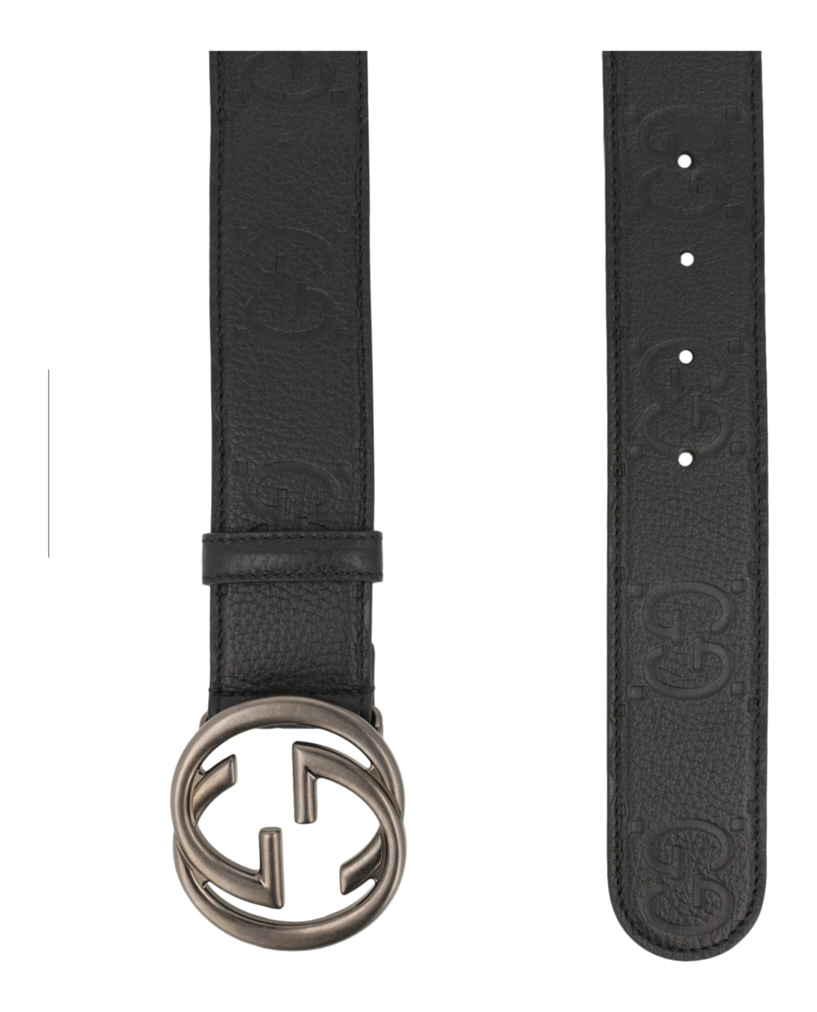 Gucci Gucci Mens Interlocking G Buckle Belt