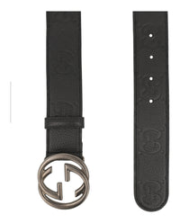 Gucci Gucci Mens Interlocking G Buckle Belt