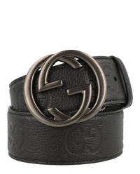 Gucci Gucci Mens Interlocking G Buckle Belt