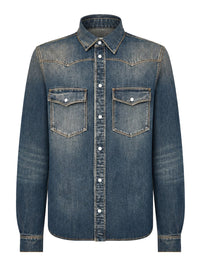 Fendi Fendi Men Medium Weigth Denim Shirt
