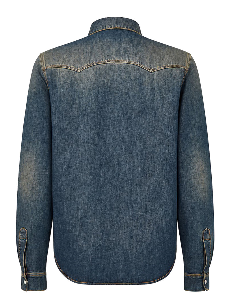 Fendi Fendi Men Medium Weigth Denim Shirt