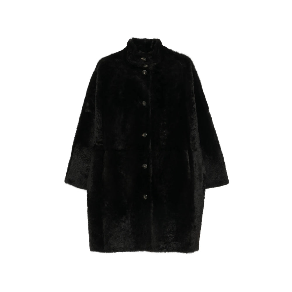 Yves Salomon Yves Salomon Black Jackets - Faux Fur & Shearling Jackets Women