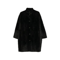 Yves Salomon Yves Salomon Black Jackets - Faux Fur & Shearling Jackets Women