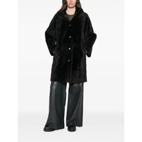 Yves Salomon Yves Salomon Black Jackets - Faux Fur & Shearling Jackets Women