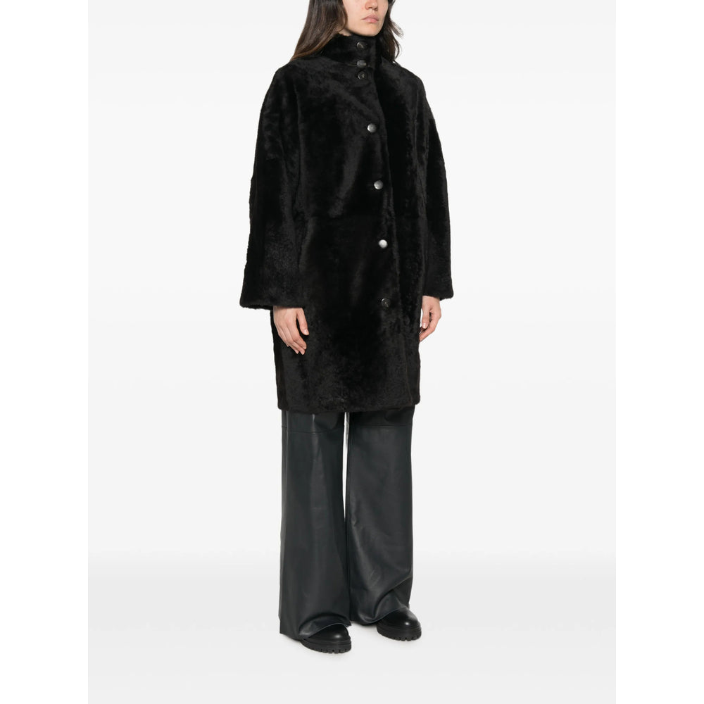 Yves Salomon Yves Salomon Black Jackets - Faux Fur & Shearling Jackets Women