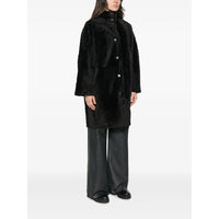 Yves Salomon Yves Salomon Black Jackets - Faux Fur & Shearling Jackets Women