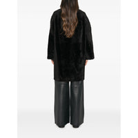 Yves Salomon Yves Salomon Black Jackets - Faux Fur & Shearling Jackets Women
