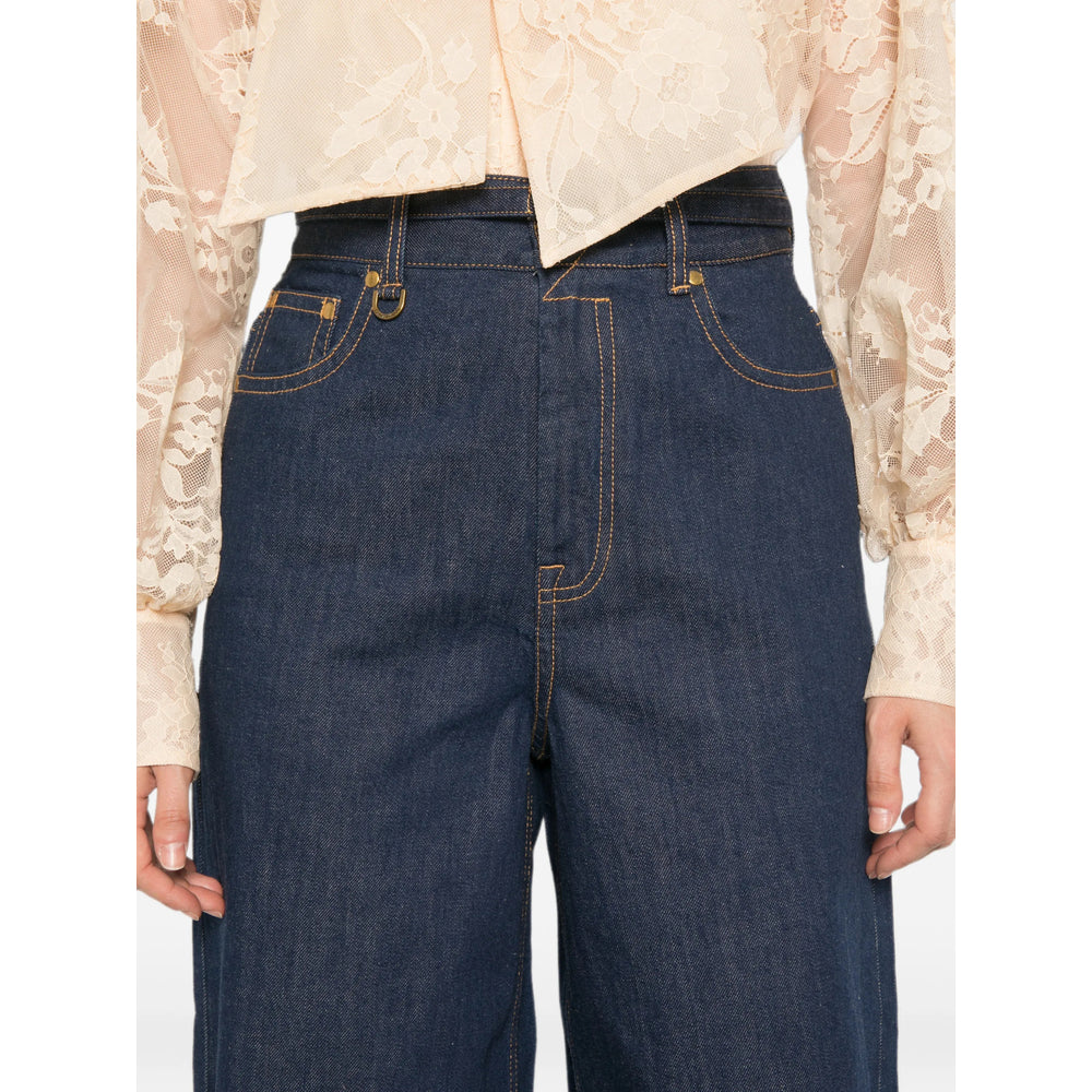Zimmermann Zimmermann Blue Denim - Wide-Leg Jeans Women