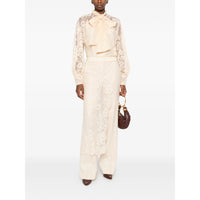 Zimmermann Neutrals Trousers - Tailored Trousers Women
