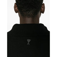 Ami Paris Ami Paris Black Sweaters & Knitwear - Jumpers Men