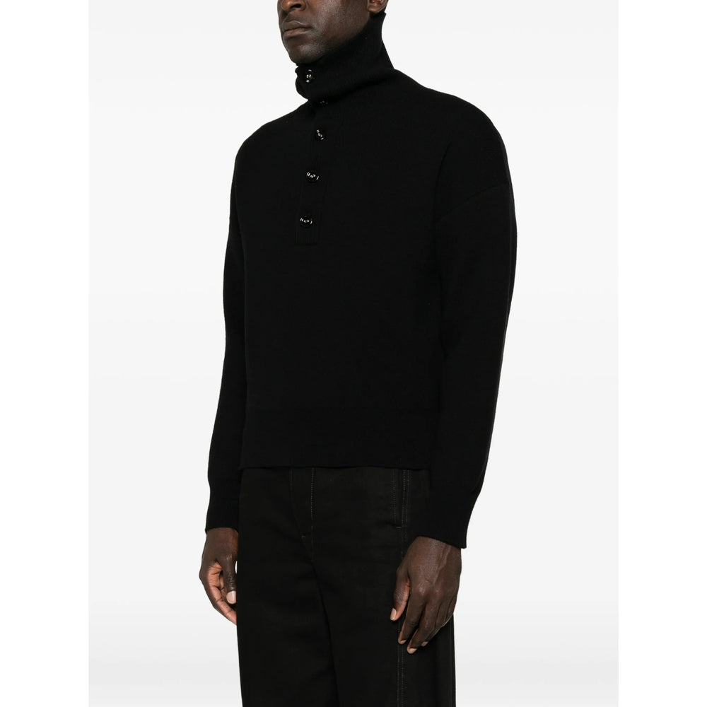 Ami Paris Ami Paris Black Sweaters & Knitwear - Jumpers Men