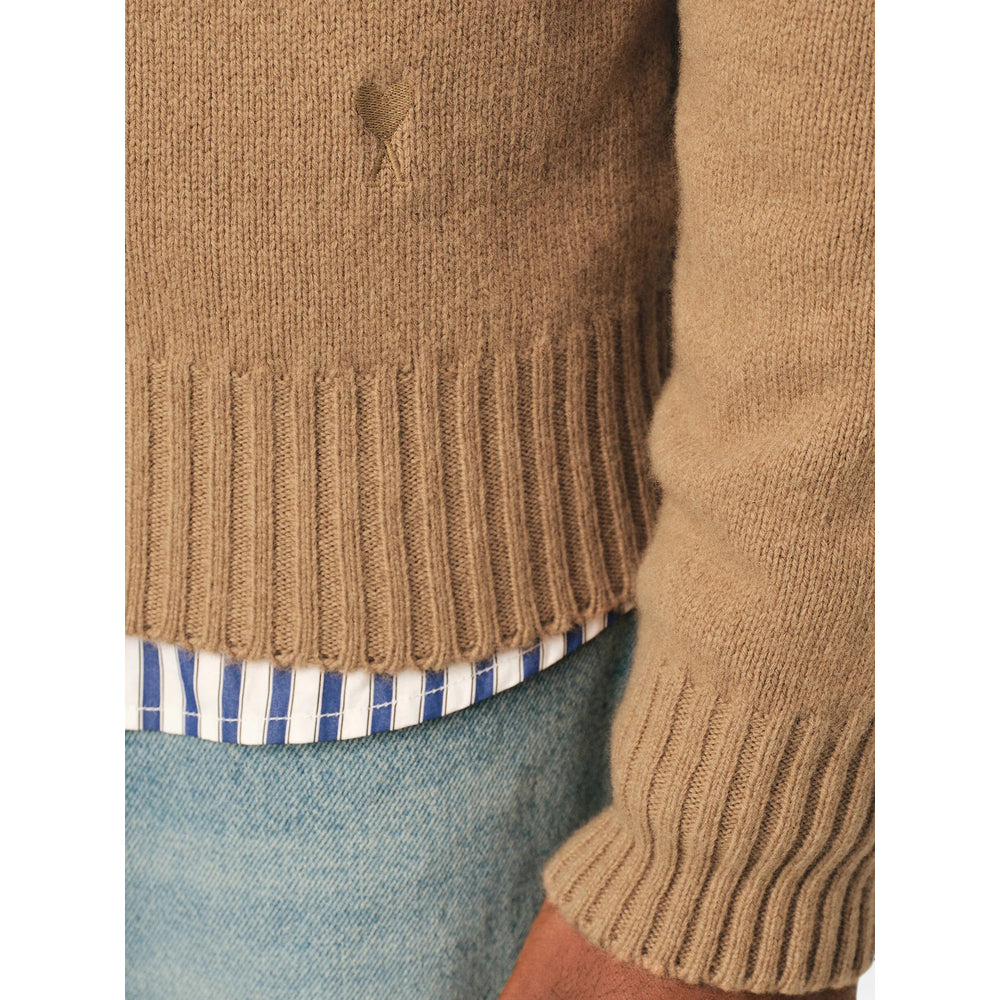 Ami Paris Brown Sweaters & Knitwear - Jumpers Men