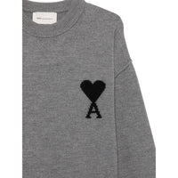 Ami Paris Grey Sweaters & Knitwear - Jumpers Men