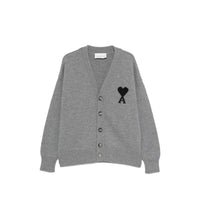 Ami Paris Grey Sweaters & Knitwear - Jumpers Men