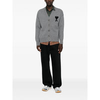 Ami Paris Grey Sweaters & Knitwear - Jumpers Men