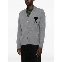 Ami Paris Grey Sweaters & Knitwear - Jumpers Men