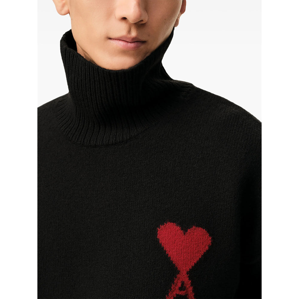 Ami Paris Black Sweaters & Knitwear - Jumpers Men