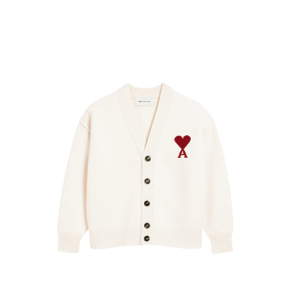 Ami Paris Ami Paris Neutrals Sweaters & Knitwear - Cardigans Men